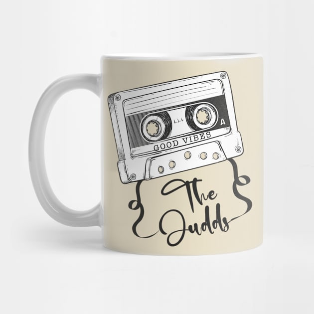 Good Vibes The Judds // Retro Ribbon Cassette by Stroke Line